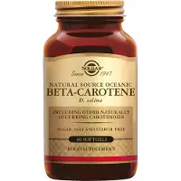 Solgar Bêta-Carotène 7mg - Solaire - Préparation au soleil - Beauté - 60 capsules 60 pc(s) Capsule(S) Douce(S)