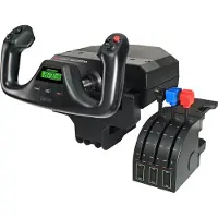 Logitech Système Pro Flight Yoke (PC), Manette, Noir