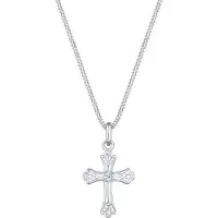 Elli PREMIUM Chaîne 'Kreuz' argent
