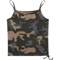Brandit Haut 'Lilly ' marron / brun foncé / gris