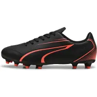 Puma Chaussures de football Vitoria FG/AG - noir/rouge - Homme - Synthétique