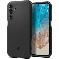 Spigen Essential SandBlast Case for Samsung Galaxy M35 5G - Noir (Samsung Galaxy M35), Coque pour téléphone portable, Noir