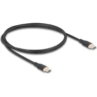 DeLOCK Câble Delock USB 2.0 USB Type-C mâle-mâle PD 3.0 60 W 1 m noir -