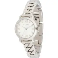 GUESS Montre à affichage analogique 'BEJEWELED' argent