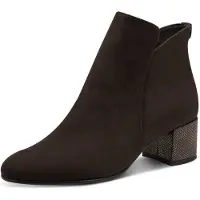 Tamaris Bottines brun foncé