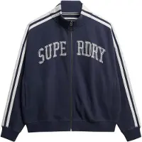 Superdry Athletic Applique Loose Tracksuit Jacket Bleu XL Femme