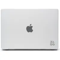 Zagg Hard Case Apple Macbook Air 13 M3/M2 Frosted Clear (12.99", Apple), Sac pour notebook, Transparent, Argent