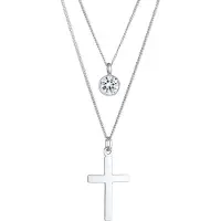 Elli Chaîne 'Layer Kreuz' argent