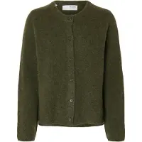Selected Lulu New Cardigan Vert XL Femme