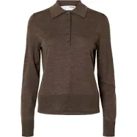 Selected Pull-over 'SLFThea' brun foncé