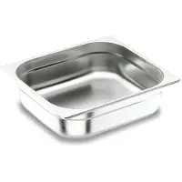 Lacor Edelstahl-Wannen 2/3 ohne Griff