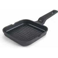 Lacor Poêle Grill Mini En Fonte D'aluminium 100% Sans Pfoa 14x14cm