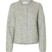 Selected Lulu New Cardigan Gris S Femme