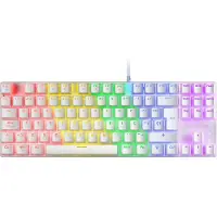 Mars Gaming Clavier de jeu Mk80 Switch Red avec touches mécaniques Blanc Blanc One Size