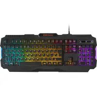 Mars Gaming MCPRGB2FR, filaire, USB, touches à membrane, AZERTY, LED RGB, noir