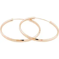 JVD Bagues d'oreilles en argent rose plaqué or SVLE0209XD5RO - Diamètre : 5 cm, (Argent)