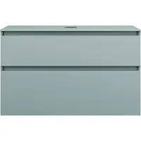 Burgbad Lin20 meuble sous-lavabo avec plan de toilette, 2 tiroirs, 1002x552x661mm, WXOD100F5395