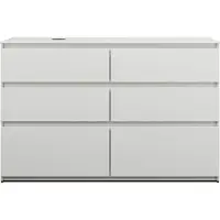 Burgbad Lin20 meuble sous-lavabo avec plan de toilette, découpe de la cuve à gauche, 6 tiroirs, 1402x552x900mm, SGRB140LF5363