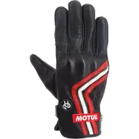 Helstons Motul Petrol Leather Gloves Noir L Homme