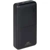 Rivacase VA2571 power bank Lithium Polymer (LiPo) 20000 mAh Noir