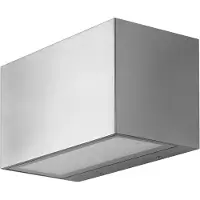 Ledvance Smart+ WiFi applique murale Brick Acier inoxydable Extérieur 14W 600lm - 830 | RGBW
