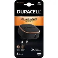 Duracell DRACUSB12-EU chargeur pour appareils mobiles Noir