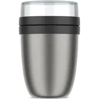 Mepal Ellipse 500+200ml Thermal Food Box Argenté