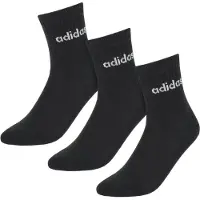 Adidas Chaussettes de sport 'Linear Crew Cushioned 3 Pairs' noir / blanc