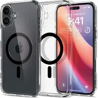 Spigen Coque Ultra Hybrid MagSafe pour Apple iPhone 16 - Black