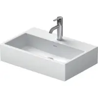 Duravit Lavabo Compact VERO AIR o ÜL m HLB 600x400mm 1 trou de robinet blanc (400 mm, 600 mm)
