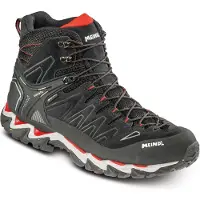 Meindl - Chaussures de randonnée journée en GORE-TEX - Lite Hike GTX Noir/Rouge pour Homme en Cuir - Taille 41