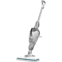 Black & Decker BHSM168D Nettoyeur à vapeur Mop vapeur 0,5 l 1600 W Argent, Blanc