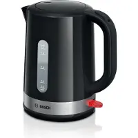 Bosch TWK6A513 bouilloire électrique 1,7 L 2200 W Noir, Acier inoxydable