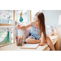 Komar Frozen Flower Window d'autocollants, 1 pièce, multicolore, 16407