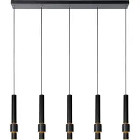 Lucide MARGARY LED 22W tube suspendu noir