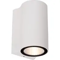 Lucide Akra Outdoor Applique White | 1x6W 2700K