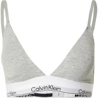 Calvin Klein Lv00qf8498 Triangle Bra Gris L Femme