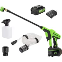 Greenworks 24V Pressure Washer G24PWK4 - Charger+ 4Ah Battery Pack