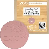 Zao Recharger Blush Compact, 323 Violet foncé (9 g)