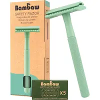 Bambaw Rasoir de sécurité vert
