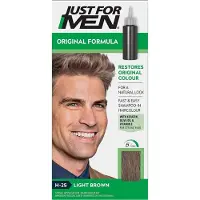 Just for men Teinture capillaire Formule Originale Châtain Clair H25 Huile d'Olive et Vitamine E