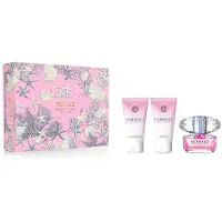 Versace Coffret Bright Crystal 50 ml EDT & 50 ml gel douche & 50 ml lotion corporelle