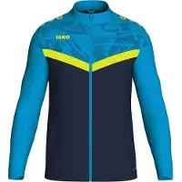Jako Iconic Veste Polyester Homme - Marine / Bleu / Jaune fluo