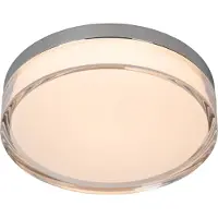 Lucide PLANO LED Deckenleuchte 11W dimmbar IP44 Steuerbare Lichtfarbe Modern Opal 78151/12/61 (640 lm)