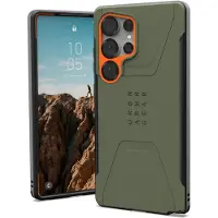 Uag Coque Civilian MagSafe pour Samsung Galaxy S25 Ultra - Drab Orange