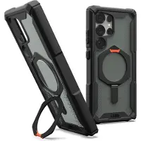 Urban Armor Gear Coque Plasma XTE MagSafe pour Samsung Galaxy S25 Ultra - Noir / Orange