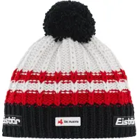 Eisbar Femmes, Bonnet, Kova Pompon Ska, Noir, (Taille unique)