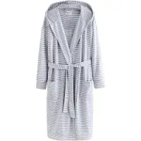 Next Robe de chambre gris / blanc