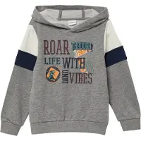 s.Oliver Sweat gris / orange / noir / blanc
