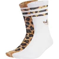 Adidas Chaussettes Leopard Crew Socks 2 Pairs femmes - Marron - XS